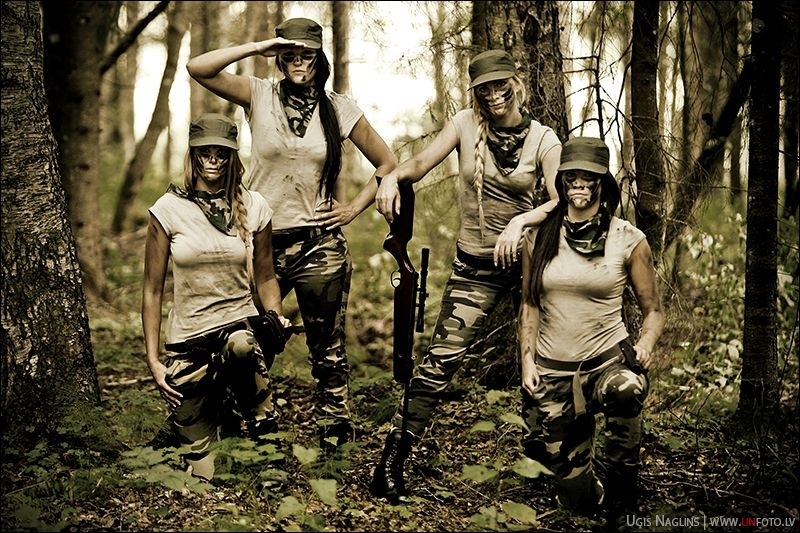 Dāmu armija I Iindividuālā fotosesija armijas stilā I Fotogrāfs Uģis Nagliņš 103575