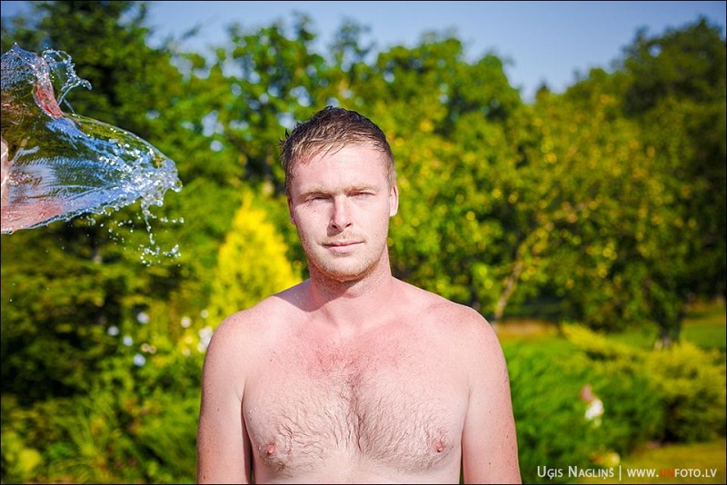 Kā pareizi atvēsināties +38C!? I Latvijas karstākā diena I Fotosesija laukos ar ūdens šļakatu klātbūtni I Fotogrāfs Uģis nagliņš 107375