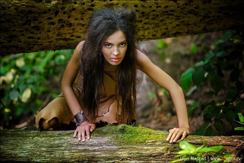 Džungļu meitene I Fotosesija džungļu stilā I Fotogrāfs Uģis Nagliņš 104700