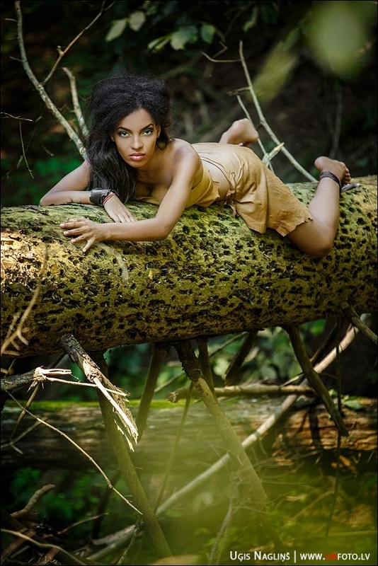 Džungļu meitene I Fotosesija džungļu stilā I Fotogrāfs Uģis Nagliņš 104500