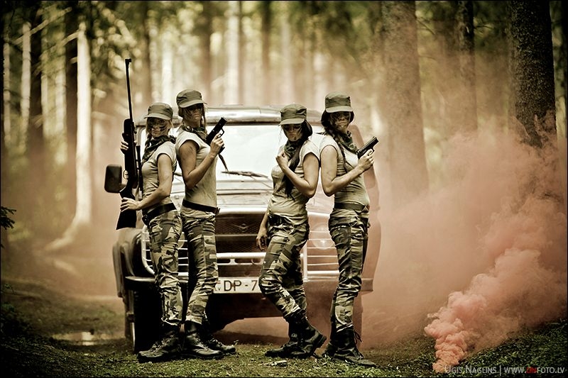 Dāmu armija I Iindividuālā fotosesija armijas stilā I Fotogrāfs Uģis Nagliņš 103675